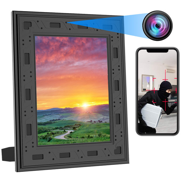 1080p HD fotoraam sekuriteitskamera WiFi, 365 dae bystand PIR-bewegingsopsporing