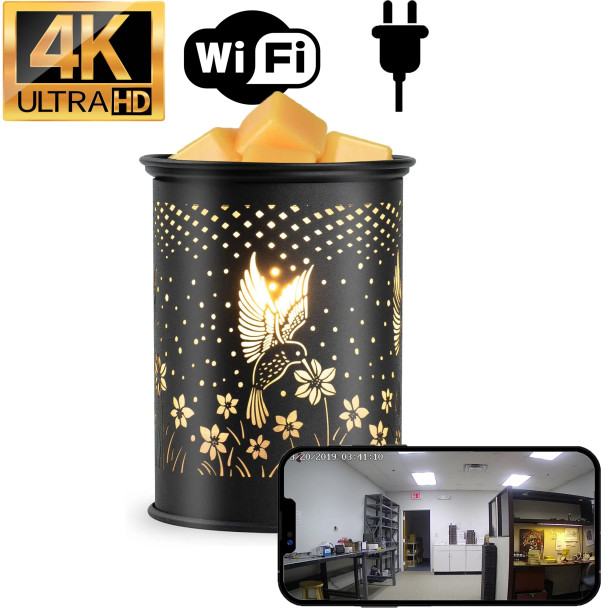 4K UHD WiFi funksionele wasverwarmer oppasser sekuriteitskamera